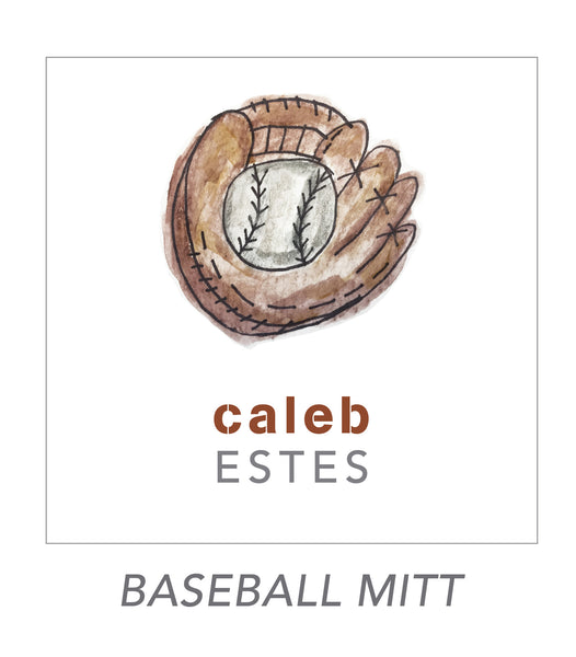 boy stickers (BASEBALL MITT)