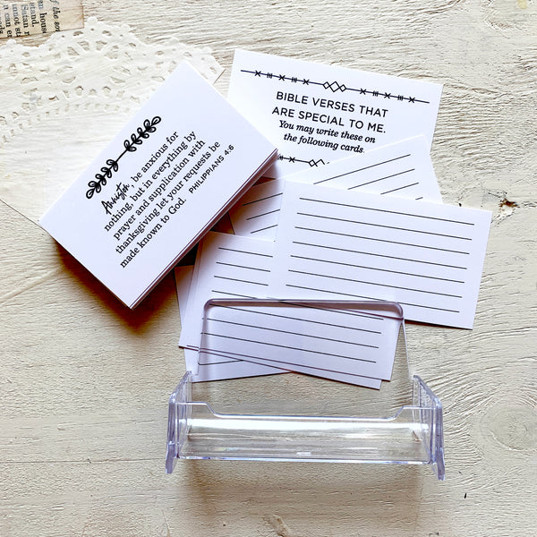 personalized scripture cards (girl design)