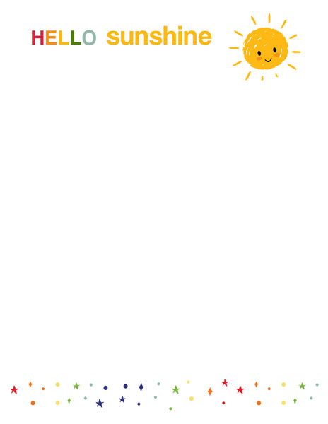 hello sunshine notes