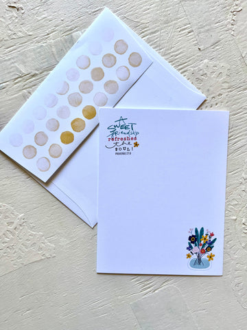 Sweet friendship notes