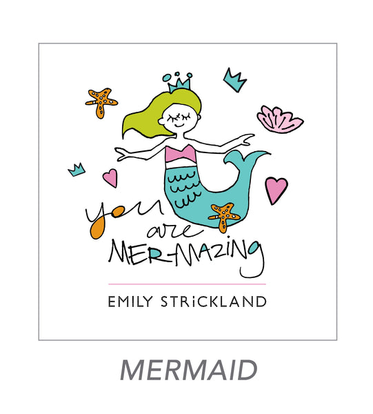 girl stickers (mermaid)