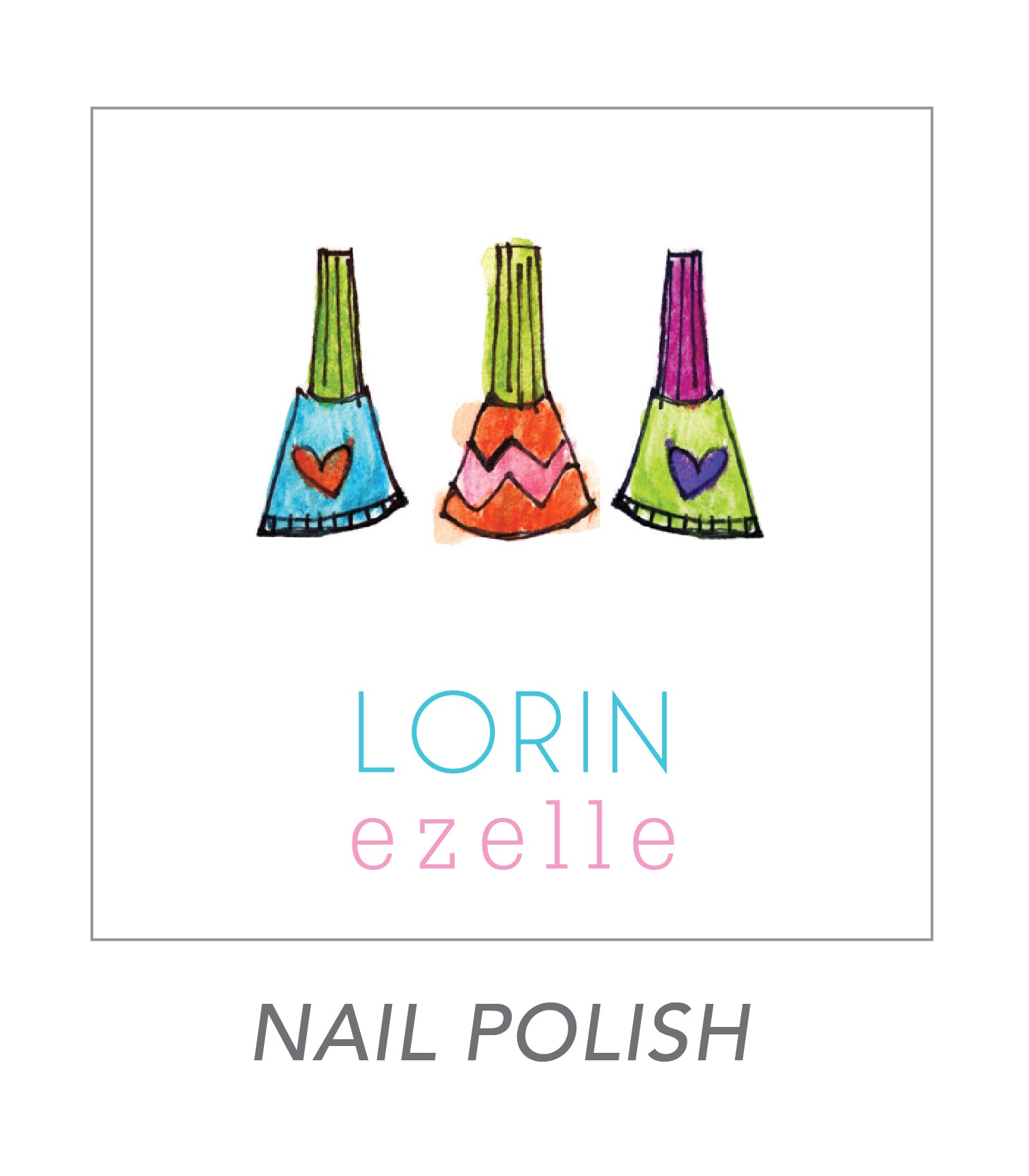 girl stickers (nail polish)