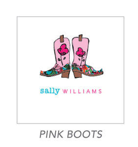 girl stickers (pink boots)