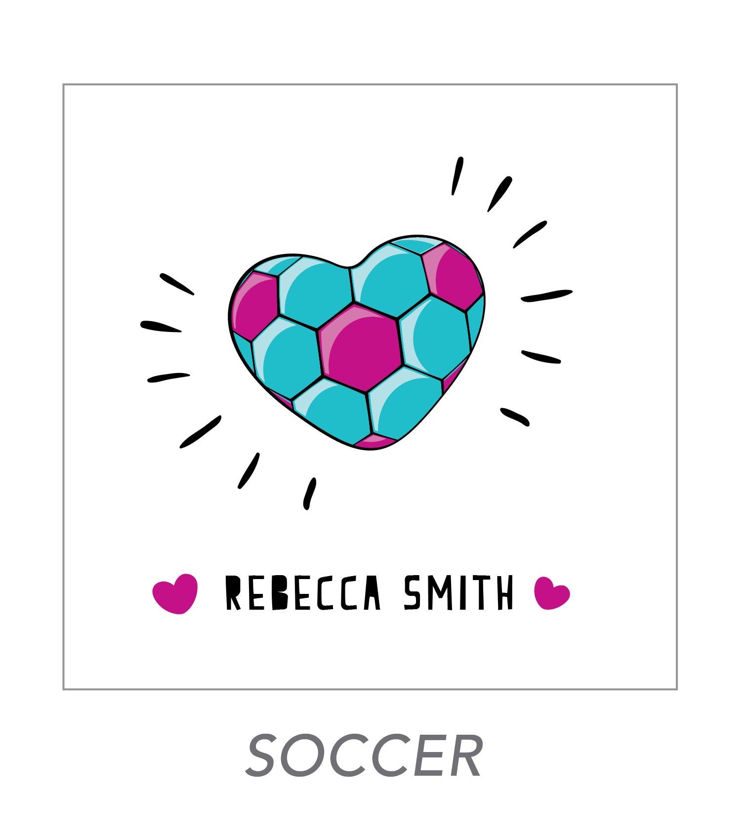 girl stickers (soccer)