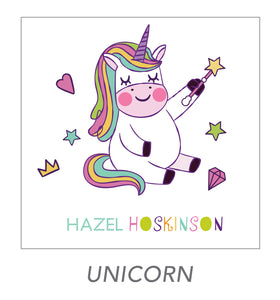 girl stickers (unicorn)