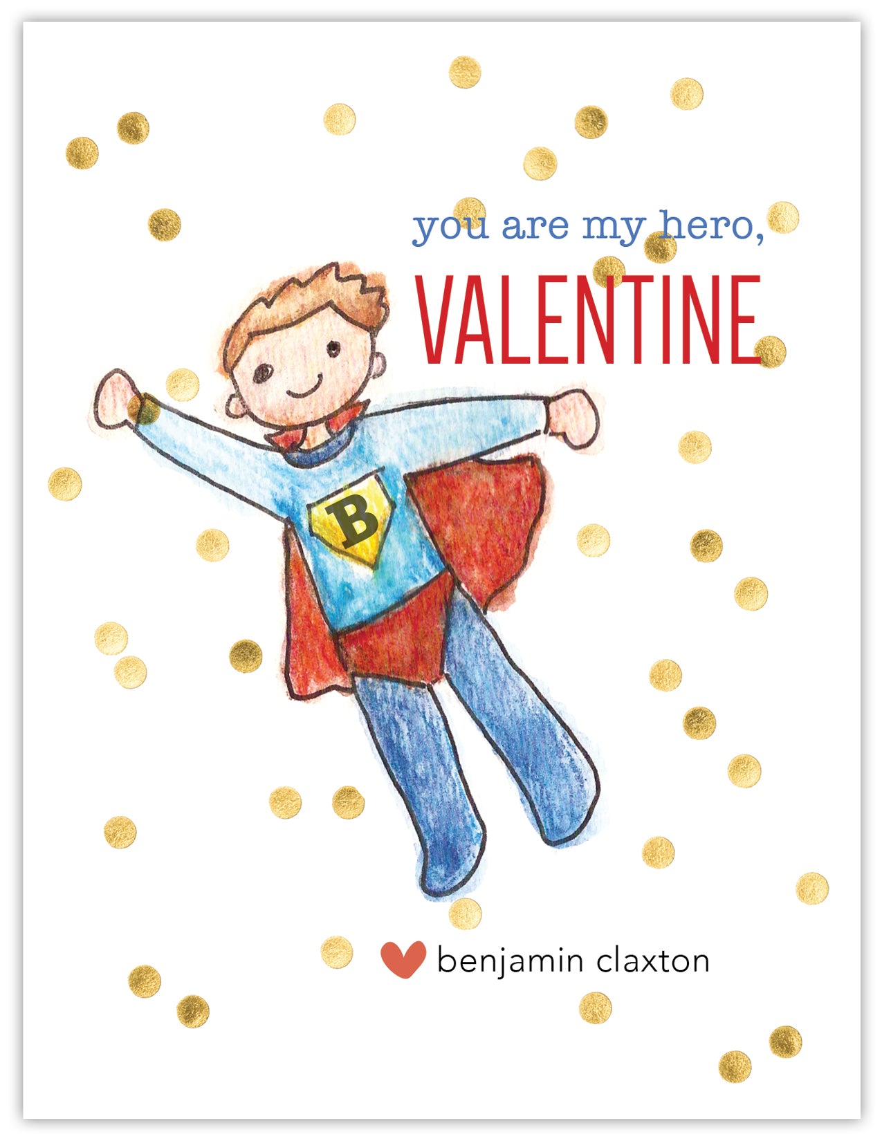 Hero Boy Valentine
