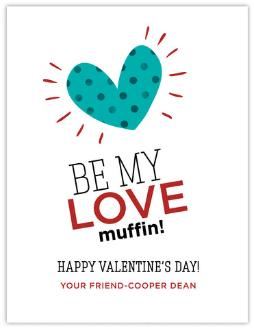 Love Muffin Boy Valentine