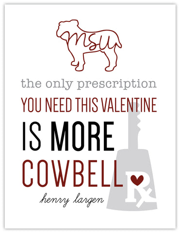 Cowbell Boy Valentine