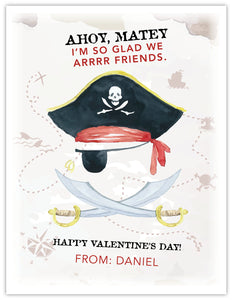 Pirate Boy Valentine