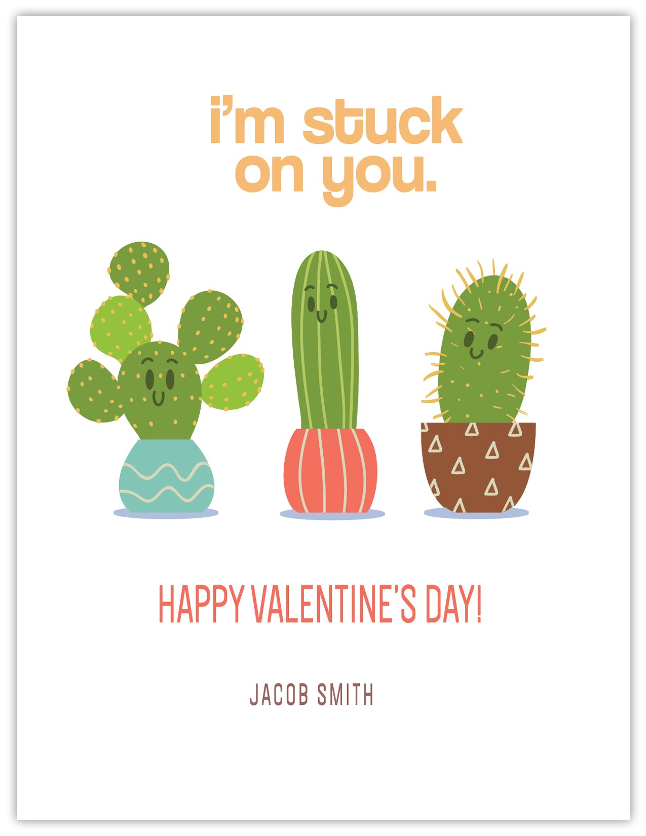 Cactus Boy Valentine