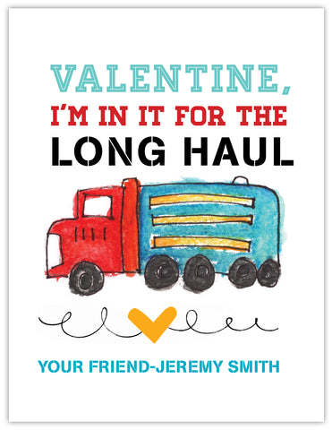 18 Wheeler Boy Valentine