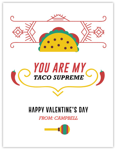 Taco Boy Valentine