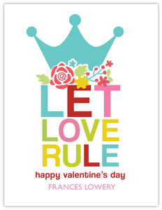 Let Love Rule Girl Valentine
