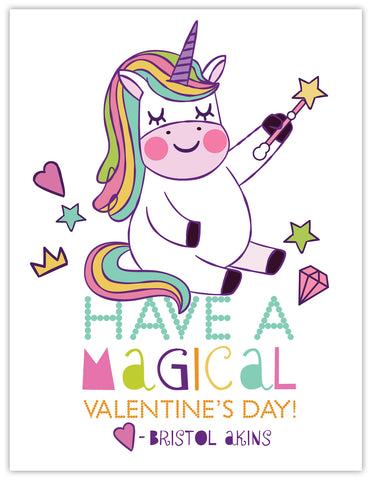 Unicorn Girl Valentine