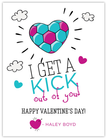 Soccer Girl Valentine