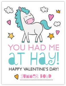 Horse Girl Valentine
