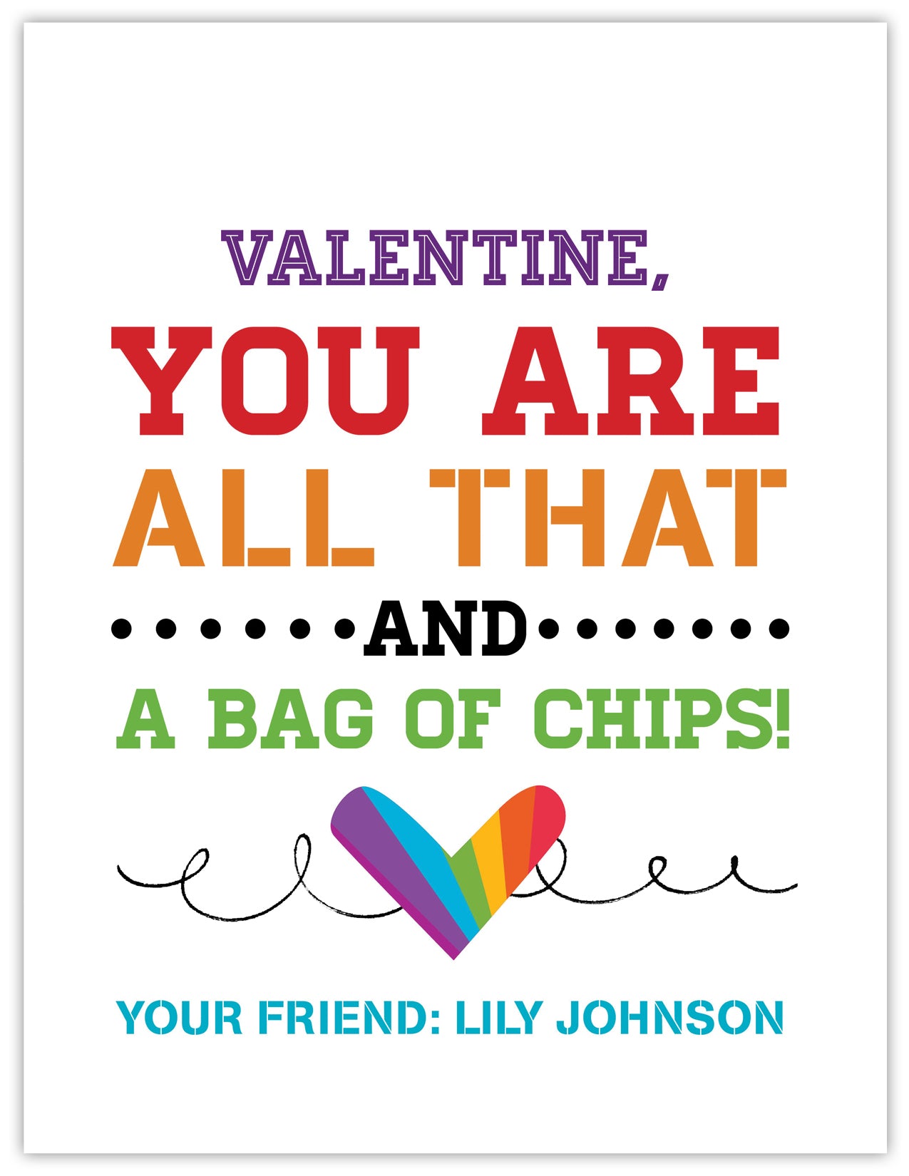 Chips Valentine