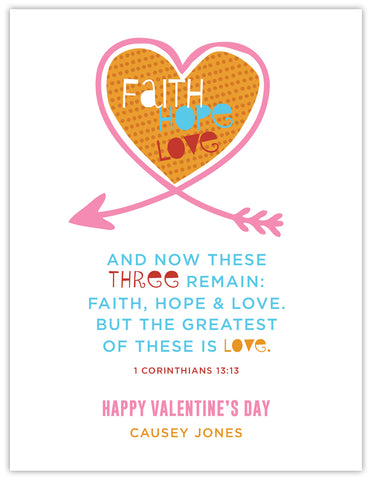 Faith/Hope/Love Girl Valentine