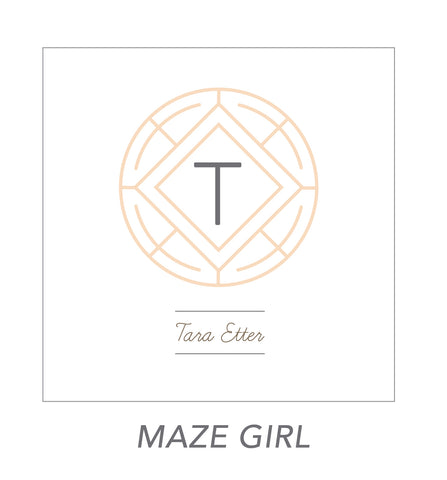 grown up stickers (MAZE GIRL)