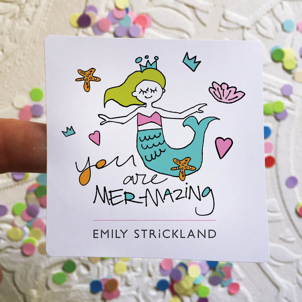 girl stickers (mermaid)
