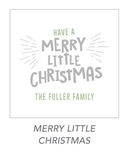 christmas stickers (merry little christmas)