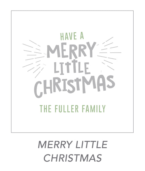 christmas stickers (merry little christmas)