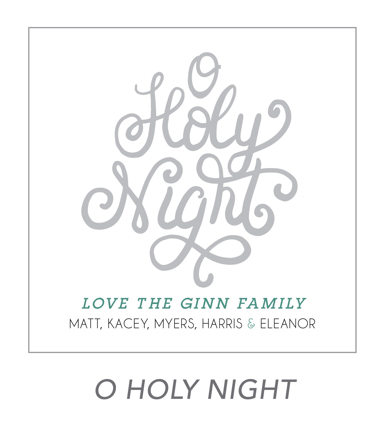 christmas stickers (O Holy Night)