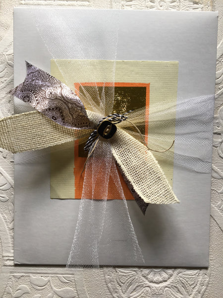 Custom Painted Wedding Invite-D