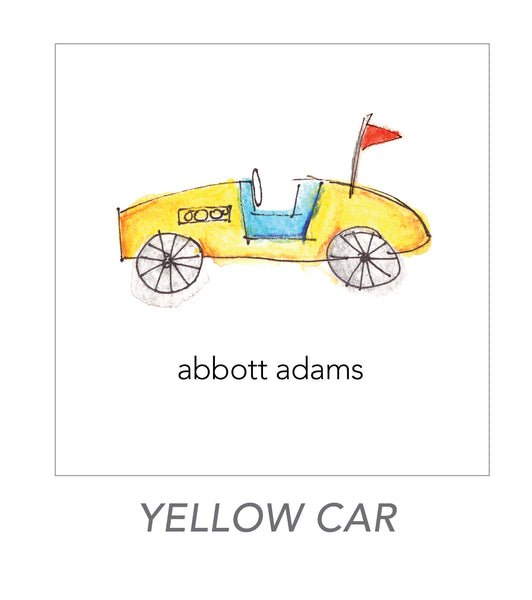 boy stickers (YELLOW CAR)